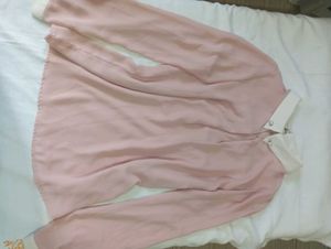 Chic Pink Peter Pan Collar Blouse