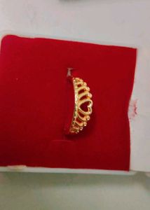 Cute Crown Heart Ring
