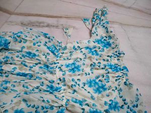 Tiered Floral Off-Shoulder Midi Dress