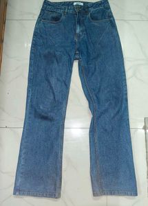 Retro Denim Flared Jeans