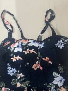 Floral Print Mini Dress