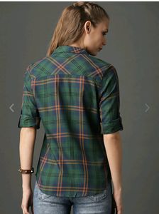 Roadster Green Plaid Button-Up Shirt