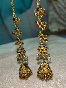Elegant Gold Necklace &amp; Earring Set