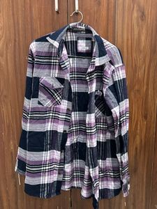 Man Plaid Flannel Shirt