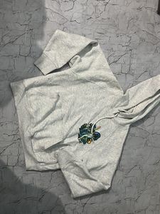 Grey Graphic Hoodie