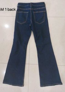 H&amp;M Dark Blue Flare Jeans