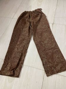 Paisley Print Palazzo Pants