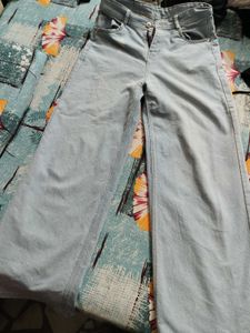 Light Wash Wide Leg Jeans