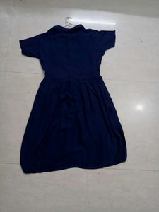 Navy Blue Shirt Dress