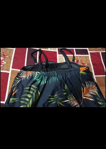 Tropical Print Pajama Top