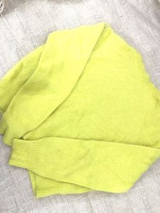 Bright Yellow Knit Sweater