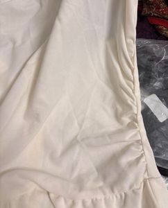 XL : New 🆕 Shein White Wide Leg Jumpsuit