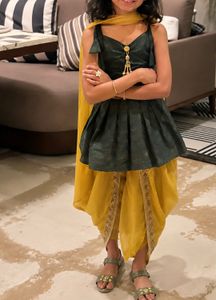 Kids Ethnic Kurta Dhoti Set