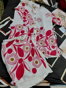 pakistani printed cord set❤️🤍