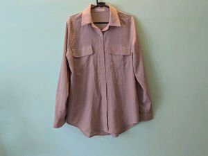 Oversized Button-Down Shirt