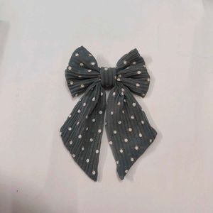 Polka Dot Hair Bow