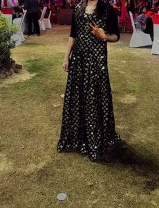 Black Party Wear Gown