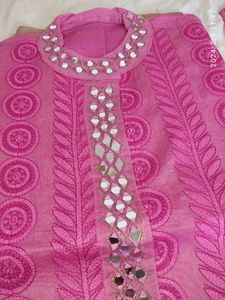 Semi Stitched Dress Material