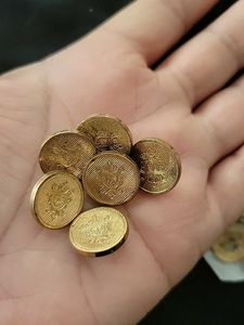 Vintage Brass  Button Lot