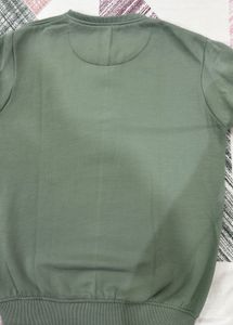 ZARA Olive Green Sweatshirt