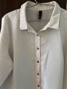 Classic White Collared Shirt