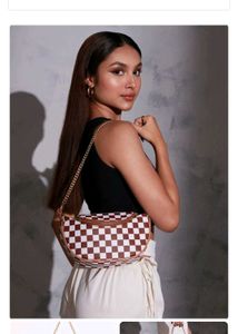 Checkered Crossbody Bag