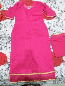 Pink Embroidered Salwar Kameez