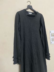Chic Dark Grey Dress