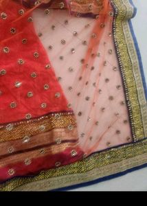 Stunning Coral Lehenga Choli