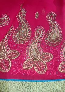 ✨💖Elegant Pink saree with blouse ✨💞