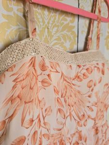 Bohemian Floral Print padded top