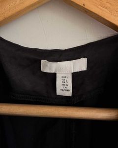 Chic Black V-Neck Batwing Sleeve Top