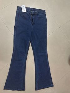 Flared Denim Jeans( never used)