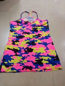 Funky Multi Colour Crop Top
