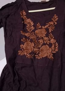 Chocolate Brown 🤎 Kurta
