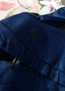 Party Men Blue Tailored Fit Blazer with pant