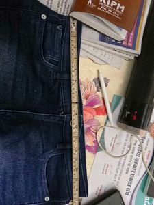 METRONAUT Dark Wash Cropped Jeans