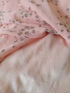 Pink Floral Ruffle Sleeve Top