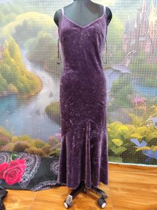 Purple Whimsigoth fishtail dress