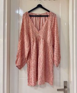Boho Printed V-Neck Dress