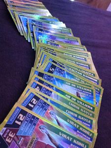 Collection of Cricket Trading Cards