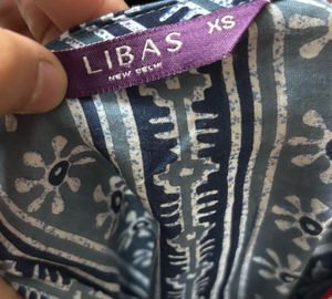 Elegant Printed Kurta with Tassels