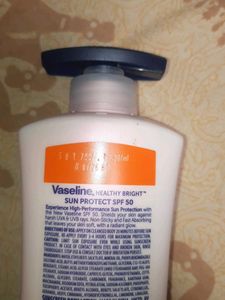 Vaseline Sun Protect SPF 50 Lotion