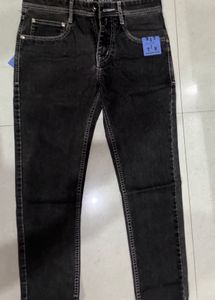 Men's Charcoal Wash Slim Fit Jeans