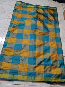 Vibrant Striped Silk Saree