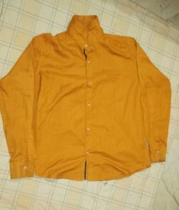 Orange Button-Down Shirt