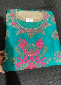 Sea Green Embroidered Anarkali Gown💚