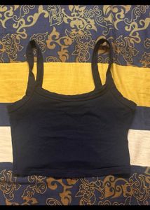 h&amp;m cropped strappy top