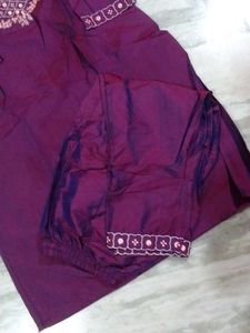 purple kurta