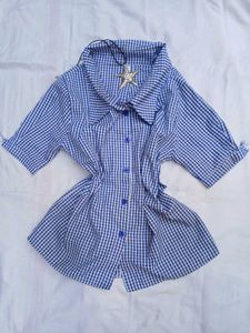 🤠korean blue shirt🤠